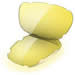 Oakley Split Jacket Lente Yellow Vented (43-329)